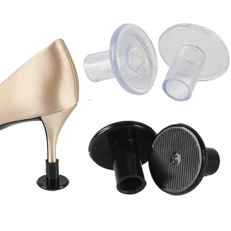 20 Pairs High Heel Protectors Latin Stiletto Dancing Covers Heel Stoppers Antislip Silicone High Heeler For Wedding Party Favor