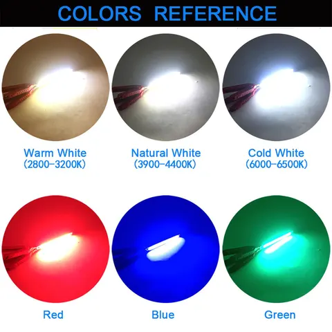 cooleeon COB LED LIGHT  теплый/натуральный/холодный белый/красный/зеленый/синий