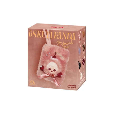POP MART SKULLPANDA You Found Me! Плюшевая мини-сумка серии 1 шт./6 шт. Mystery Box
