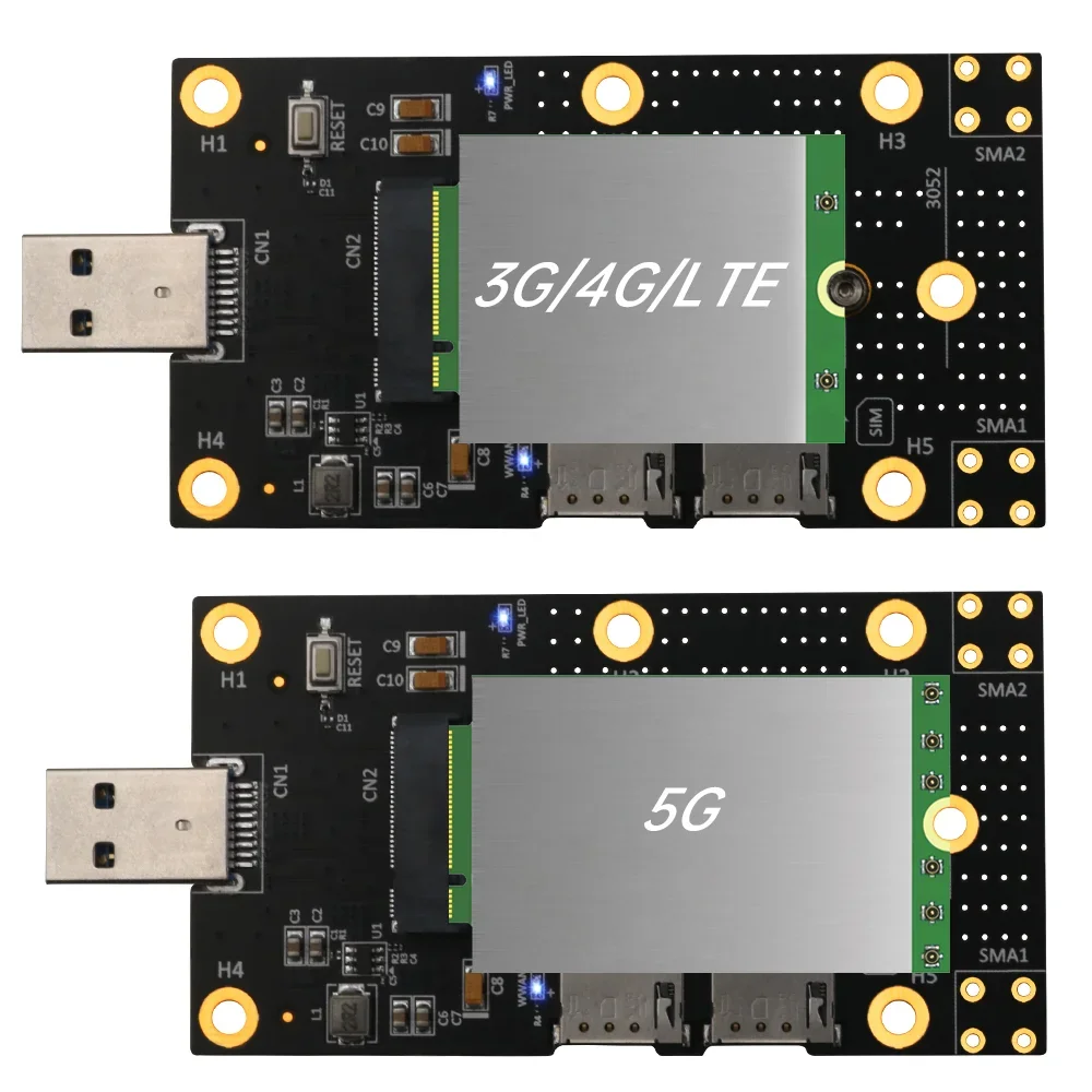 Плата адаптера NGFF M.2 — USB 3.0 4G Антенна для модема Quectel LTE Cat16 EM160R-GL EM12-G EM06-E EM06-A EM120R-GL