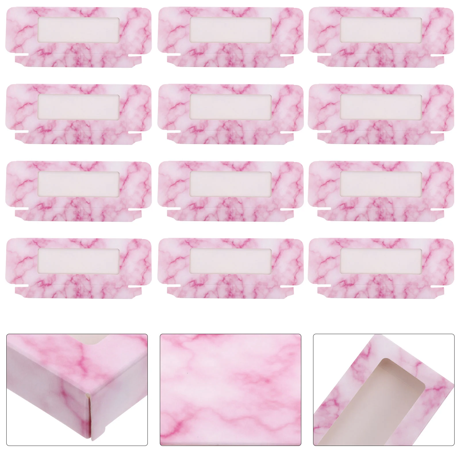 

Eyelash Case Box Lash Holder False Eyelashes Storage Empty Makeup Packaging Container Organizerfake Care Tray Lashes Paper