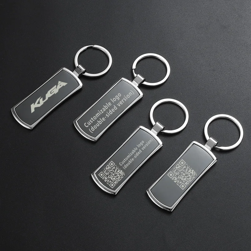 Personalized Keychain Gift Engrave Name and Date for Ford EcoSport EDGE ESCAPE EXPLORER KUGA Husband Customized Gift Keyring