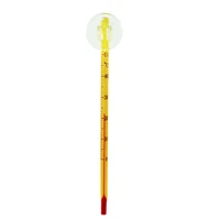 aquarium waterproof hydraulic gauge submersible glass thermometer w suction cup drop shipping