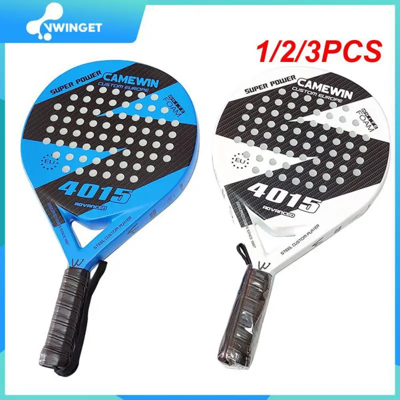 

1/2/3PCS Camewin Padel Racket Tennis Carbon Fiber Soft EVA Face Tennis Paddle Racquet Racket with Padle Bag Cover With Free Gift