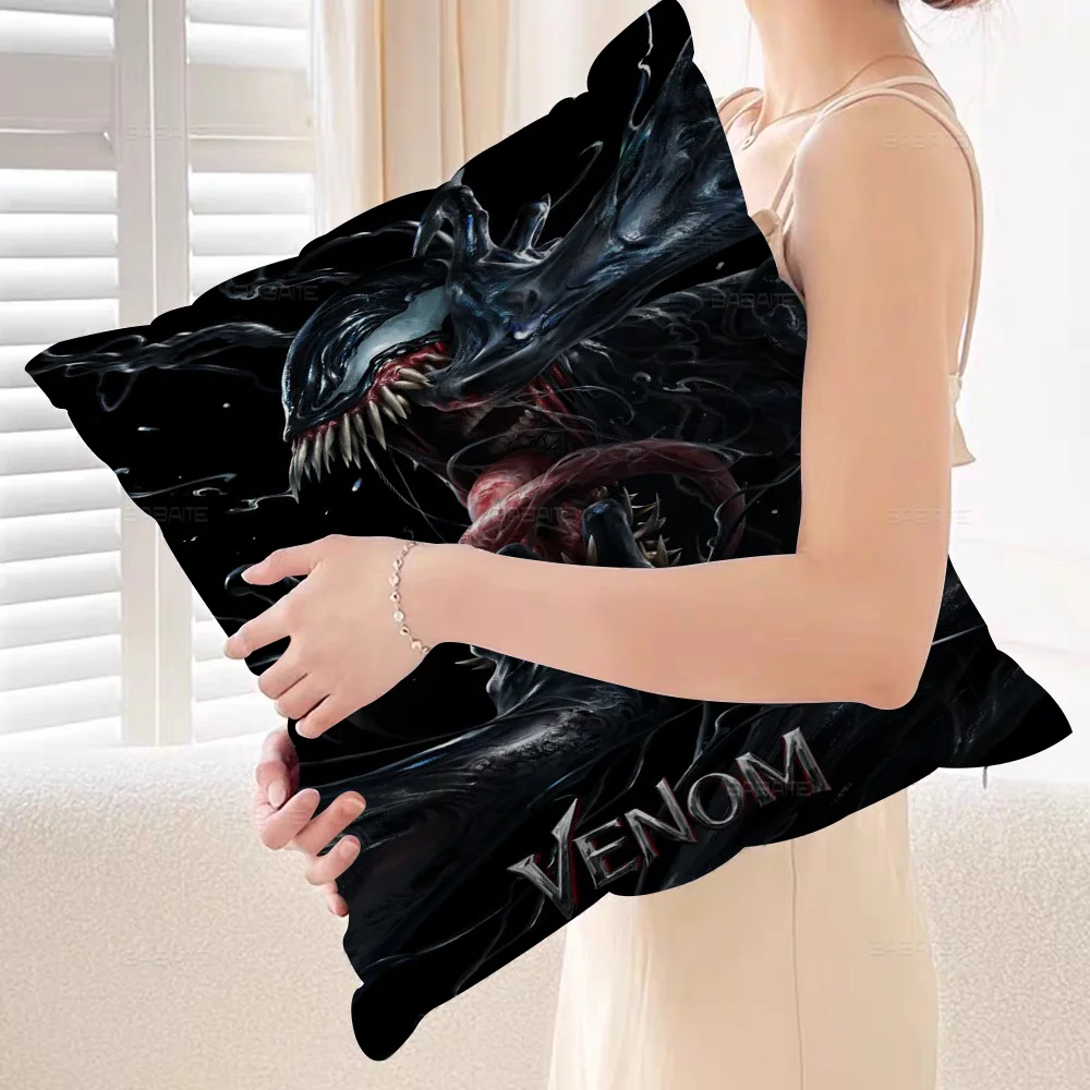 V-Ven-omes Maple Design Cushion Cover Happy Autumn Harvest Decor Holiday Decorati Pillow