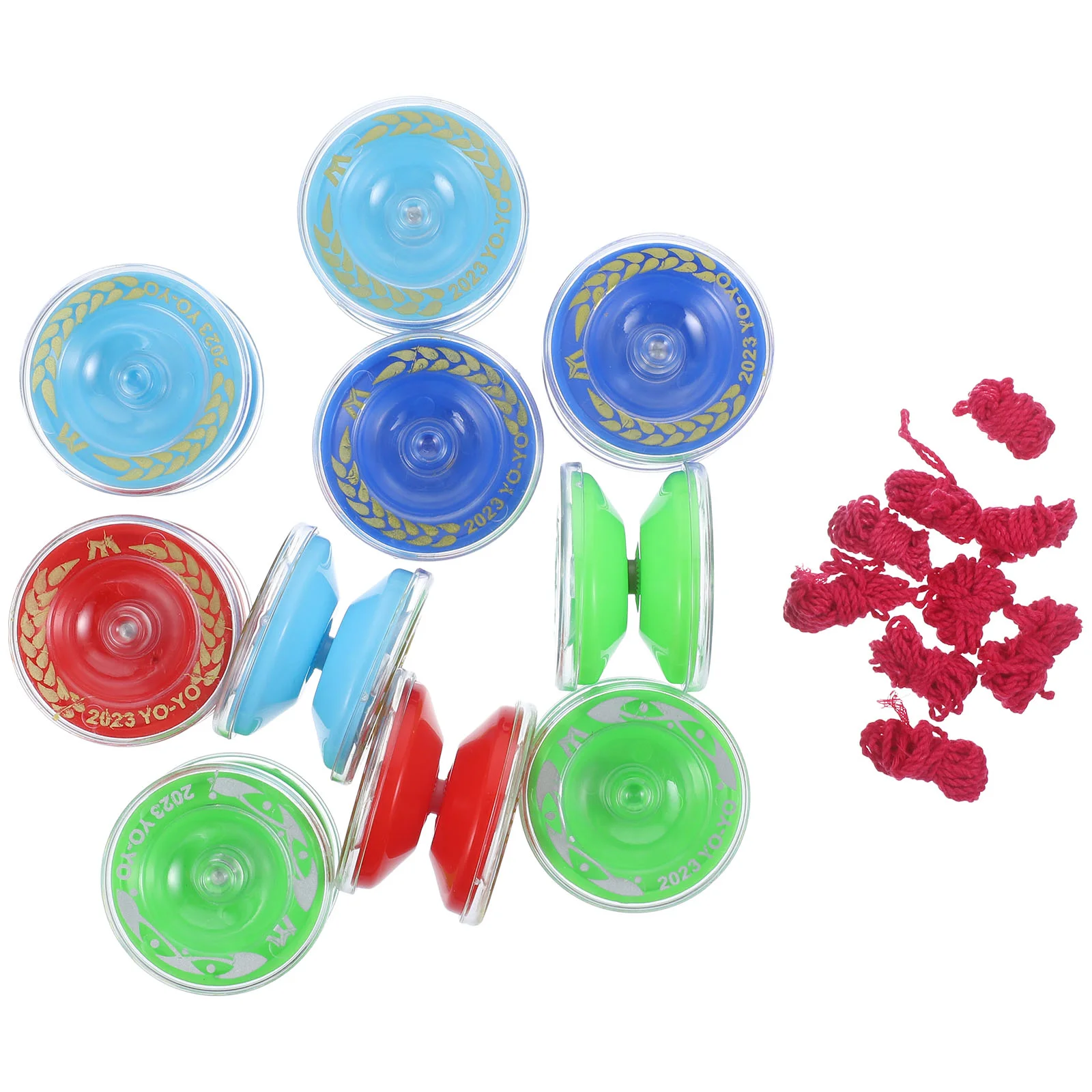 

10 Pcs Toy Yo-yo Portable Balls Plastic Playes Learning Kids Plaything Bulk Gift Children Toys