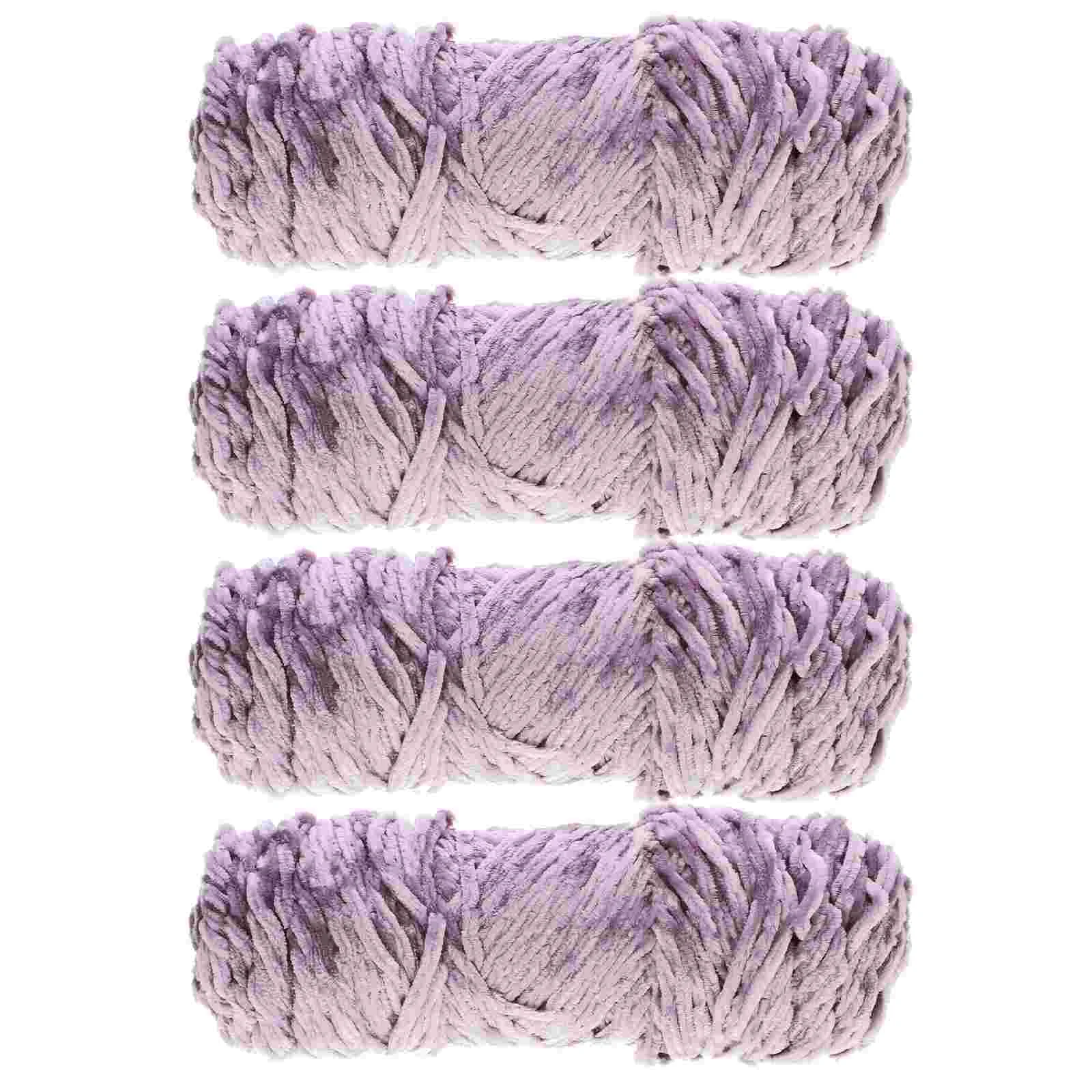 4 шт. красочная золотая бархатная пряжа вязаный крючком материал вязаное одеяло