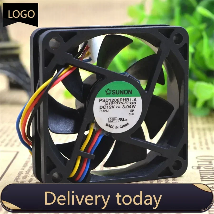 SUNON 6015 60 мм PSD1206PHB1-A DC12V 3 04 Вт 60*60*15 охлаждающий вентилятор для корпуса серверного