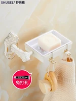 gold plus white punch free european pendant soap dish baked white paint soap dish soap holder soap holder soap mesh soap dish