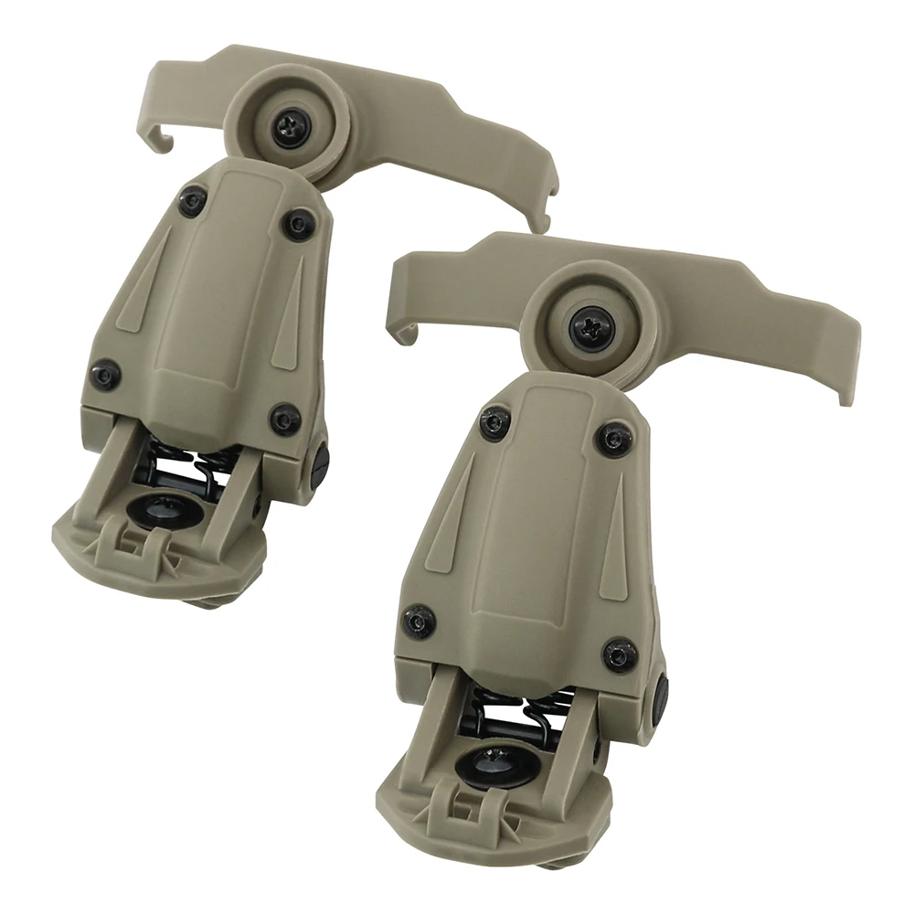 Tactical Helmet M-LOK Rail Adapt for Walker's Razor Shooting Ear Protection Safety Earmuff Noise Reduction Slim Electronic Muffs