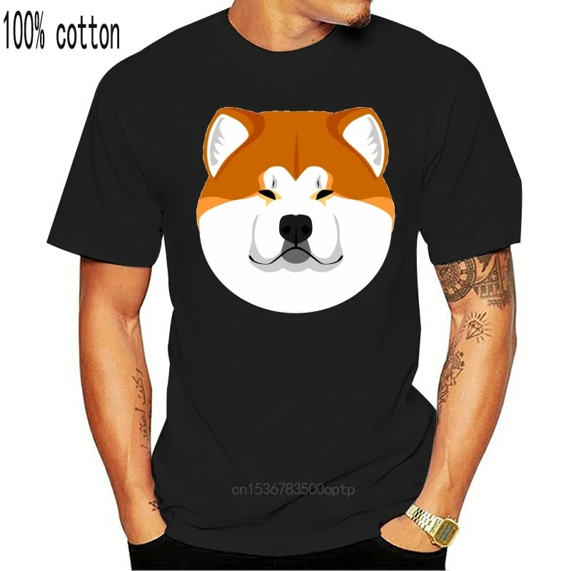 

Мужская одежда, футболка Akita Dog, модный Приталенный топ из 100% хлопка, рубашки для мужчин, рубашки с принтом на заказ
