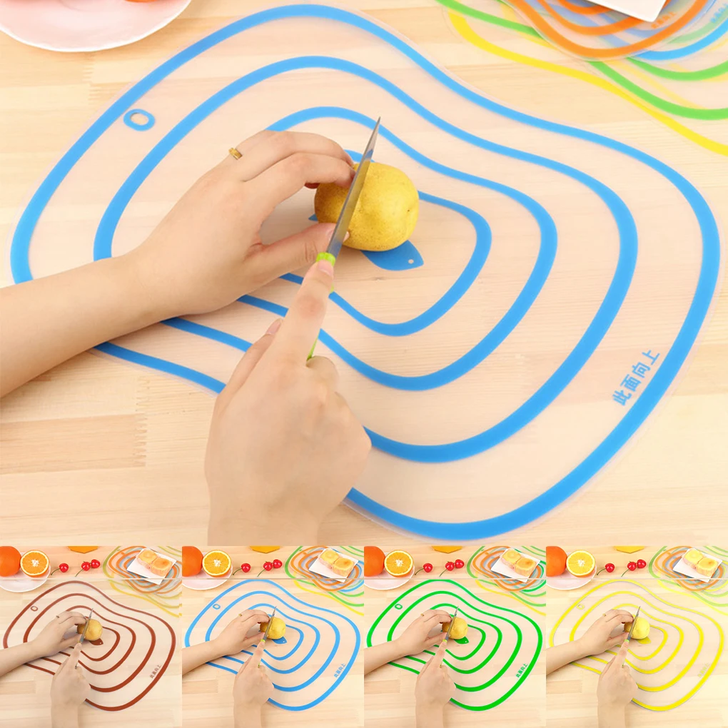 

Kitchen Plastic Cutting Board Non-slip Frosted Kitchen Cutting Board Vegetable Meat Tools Kitchen Accessories Chopping Board