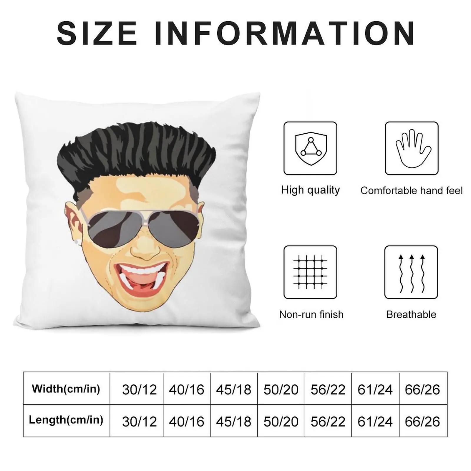 Диванная подушка из джерси Palu ne Face ras seen предметы домашнего декора разноцветные