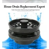 

[Готовый запас + Бесплатная доставка] Гироскопическая кухонная раковина baisn drin _ черная заглушка для удаления мусора