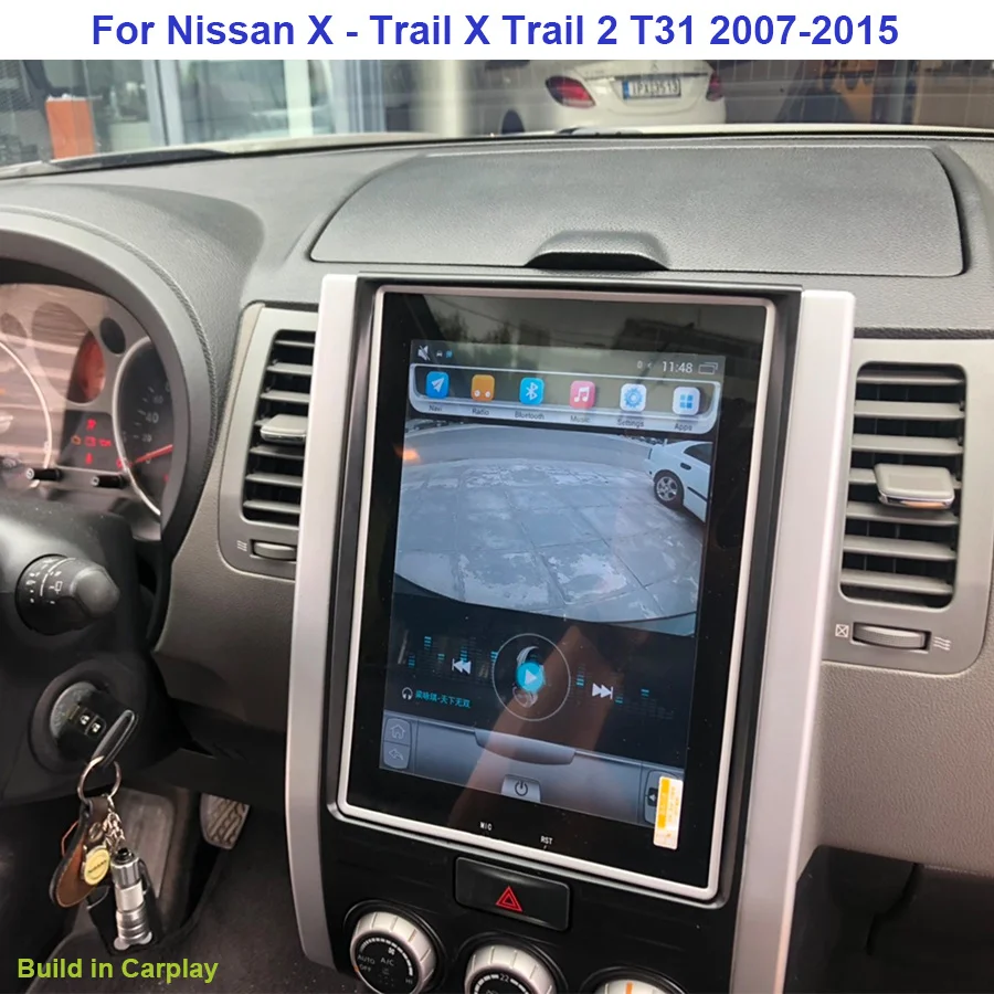 

Tesla Screen For Nissan X - Trail X Trail 2 T31 2007-2015 Android Radio Car Multimedia Player Navigation GPS No DVD