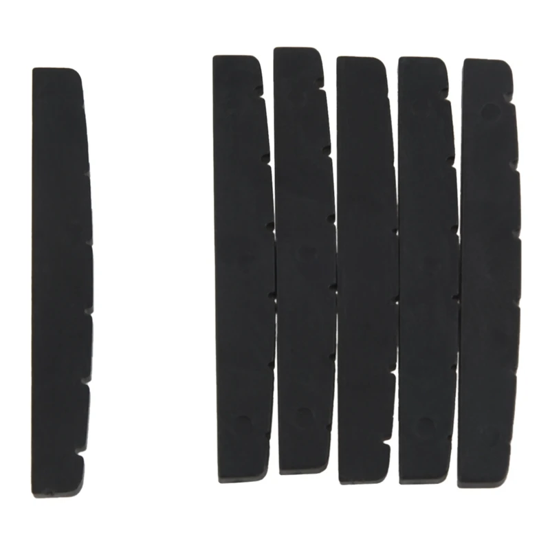 

6X Black 6-String Guitar Top Nut 42X3.5Mm With Pure Vintage String Tree Kit