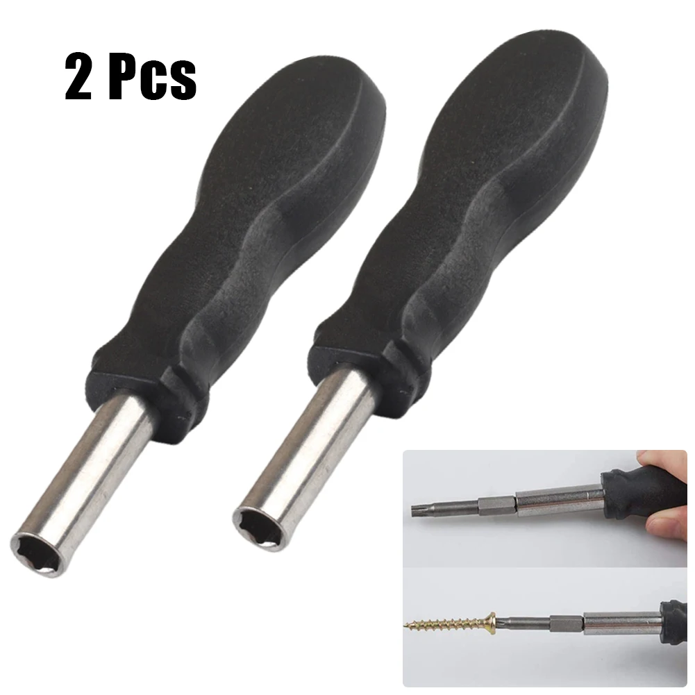 

Hex Handle Screwdriver Handle 1/4Inch 45# Steel For Screwdriver Bits With A Shank Diameter Of 6.35mm (1/4Inch) Hex