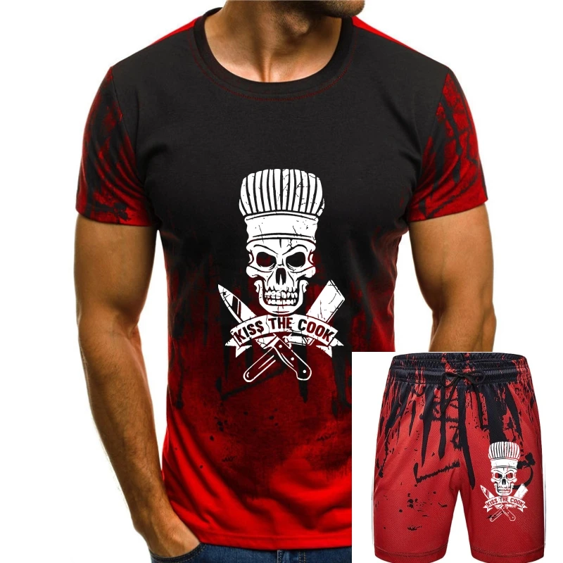 

T-Shirt Black Certified Kiss The Cook Freak