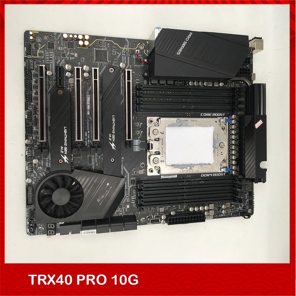 

Original Desktop Gaming Motherboard For Msi TRX40 PRO 10G AMD Socket sTRX4 DDR4 256GB PCI-E4.0 SATA3 M.2*2 USB3.2 Fully Tested