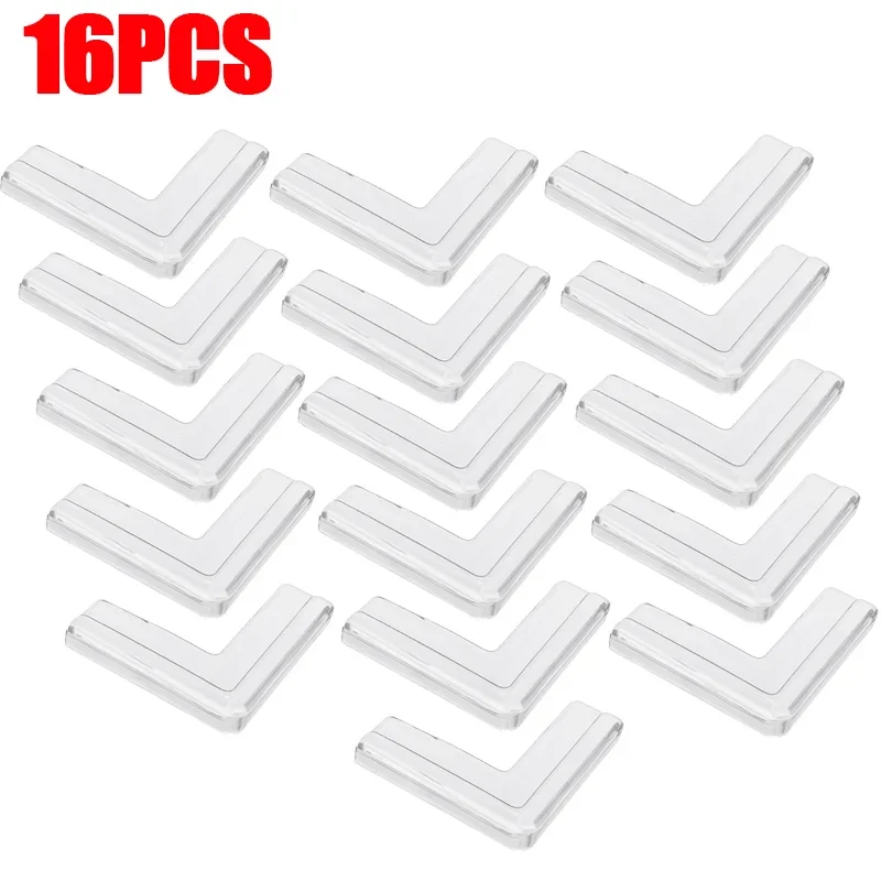 

1/24 шт., прозрачные Угловые накладки на окна