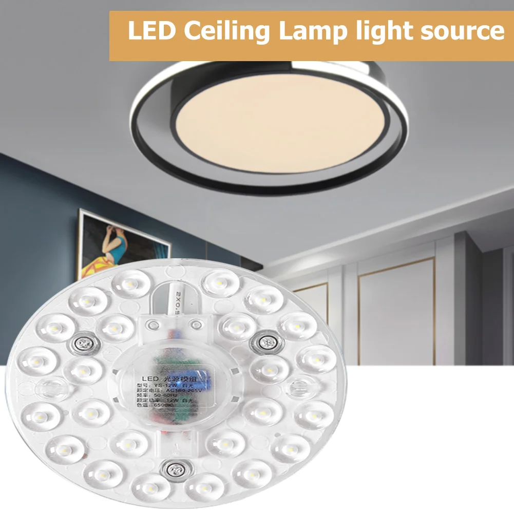 

LED Ceiling Lamp 220V 12/18/24/36W Remould Mounted Bathroom Kitchen Home Supply High Brightness and No Flicker Embedded
