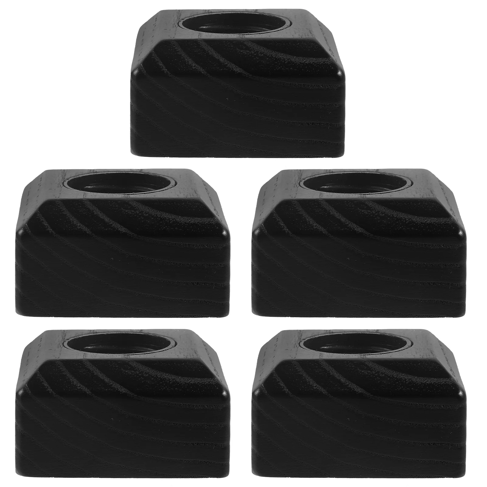

5 pcs Aromatherapy Bottle Wooden Lids Square Wooden Lids Replacement Wooden Lids with Holes