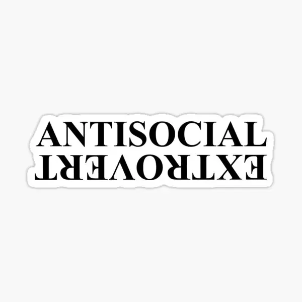 

Kendrick Lamar Anti Social Extrovert 5PCS Stickers for Window Cute Car Bumper Cartoon Funny Wall Art Water Bottles Room Decor