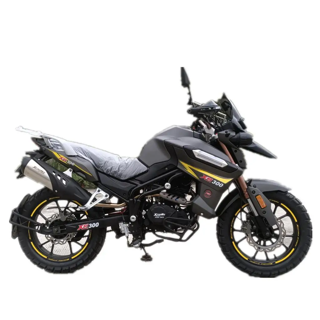 

Factory Wholesale Lextra China Good Quality Black 300cc off-road Racing Adventure Motorcycles ADV Motorcycle for Adult