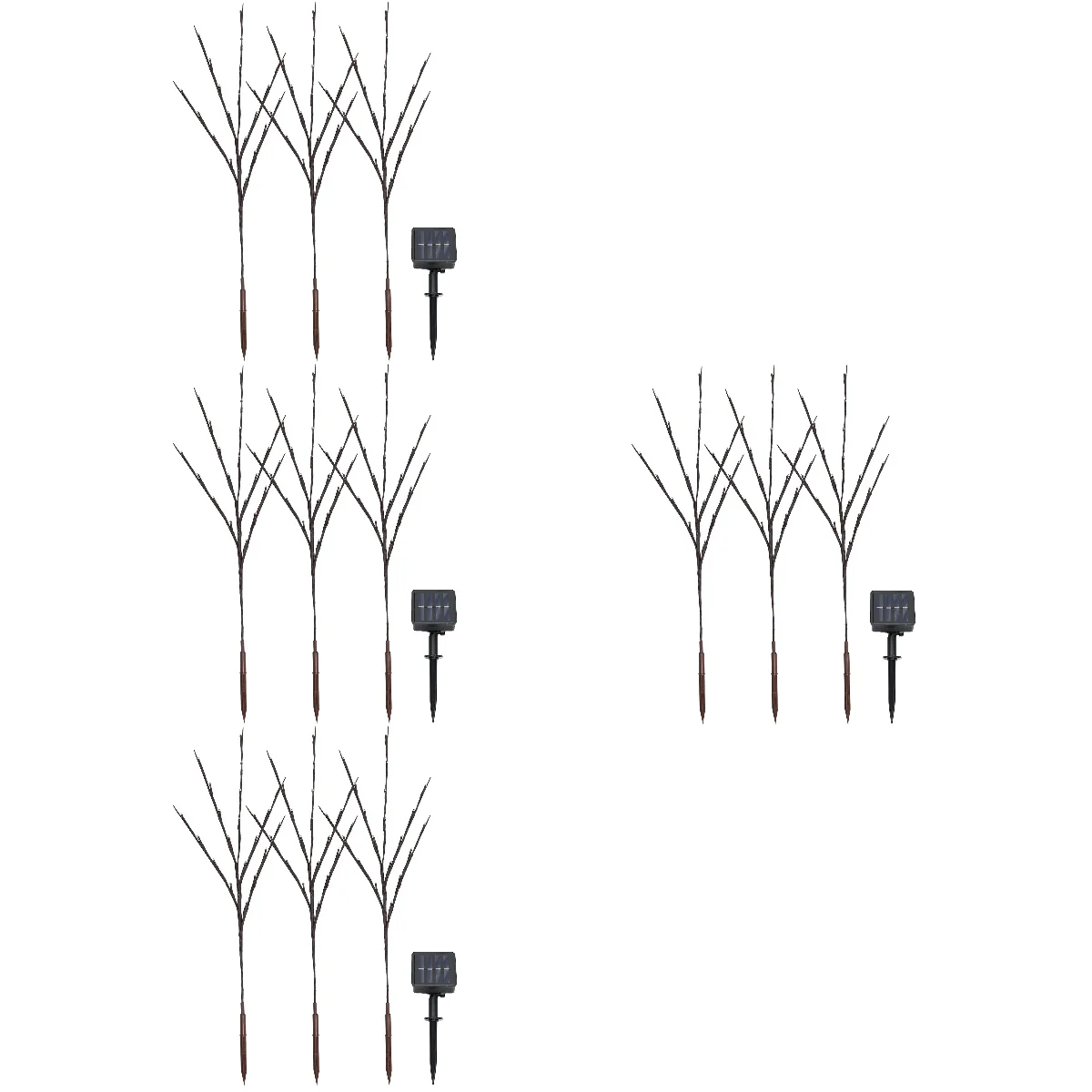 

4 Count Indoor Lights Decoration LED Party Outdoor Decorative Photo Prop Branch
