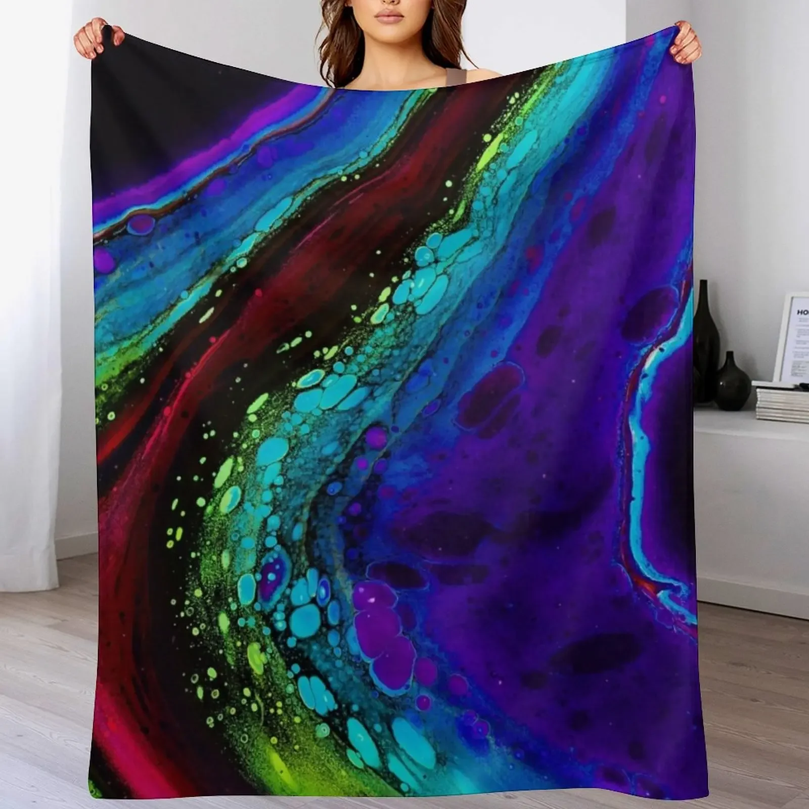 Into The Everblack Плед Кровать Модные фланелевые декоративные туристические одеяла