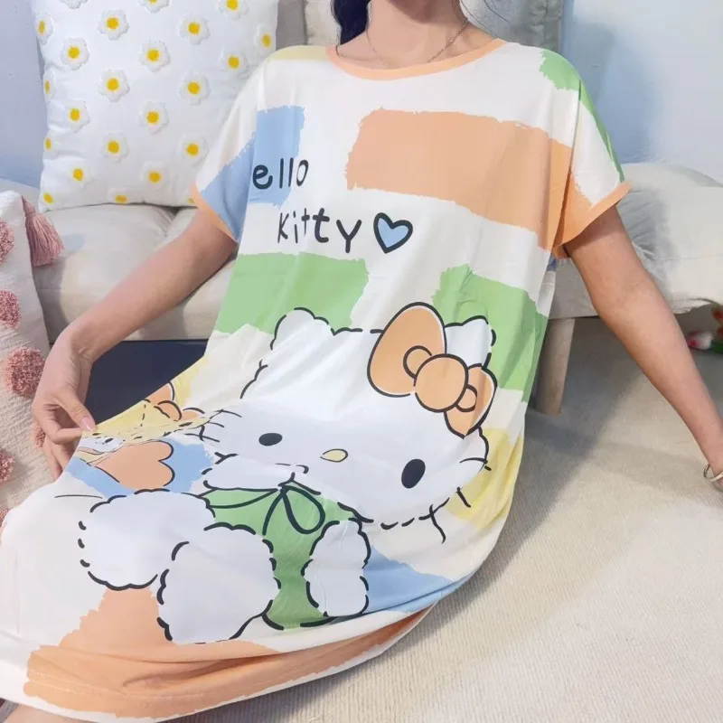 Быстрые продажи горячего толкания! Белый сладкий ветер Hello Kitty новая летняя