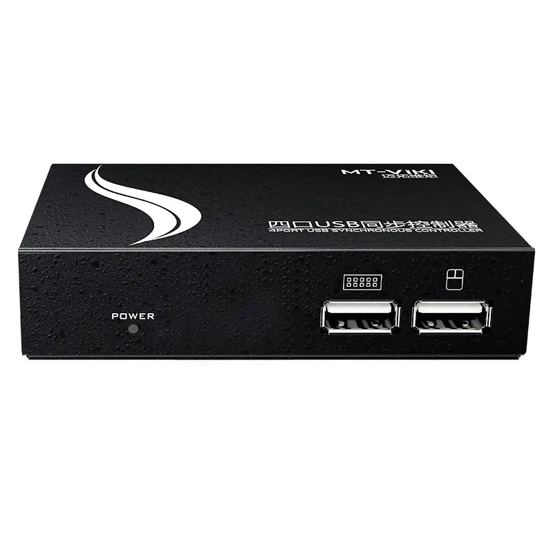 Фото MT-VIKI 4-портовый USB-переключатель KM, синхронизатор клавиатуры и мыши, роуминг мыши без границ MT-KM104-U №3