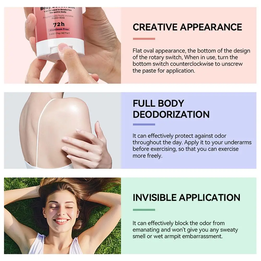 Новый дезодорант для всего тела невидимый крем-карандаш 72-часовой контроль