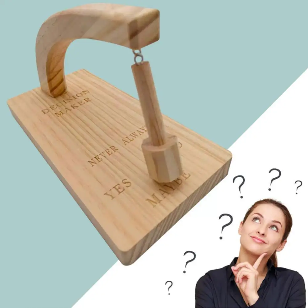 

Wooden Decision Maker Magnetic Swing Pendulum Decision Your Toy Ornament Answer Find to Question Game The The Pendulum and Z2B8