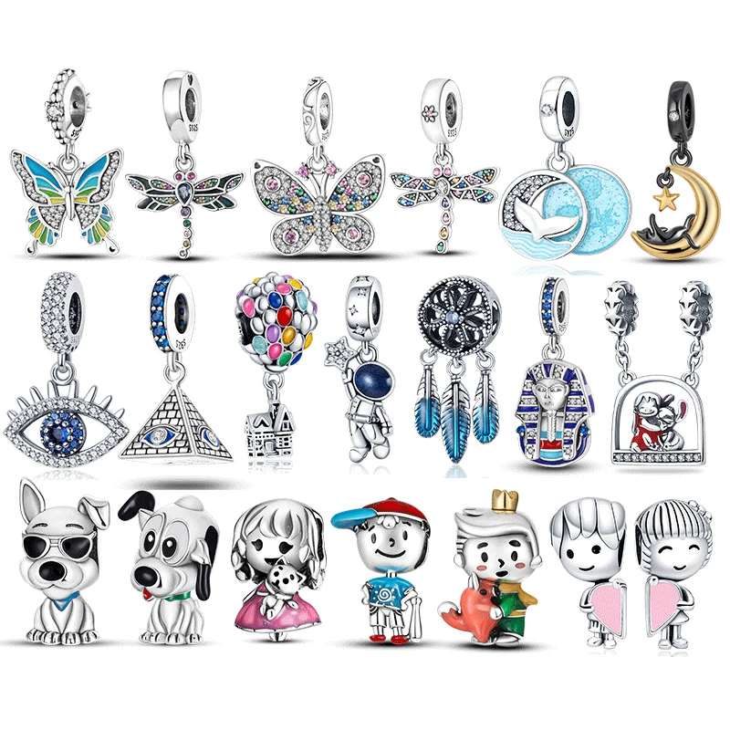 

Hot sale original plata charms of ley 925 silver fit original pandora bracelet necklace new pet dog charm beaded 925 diy jewelry