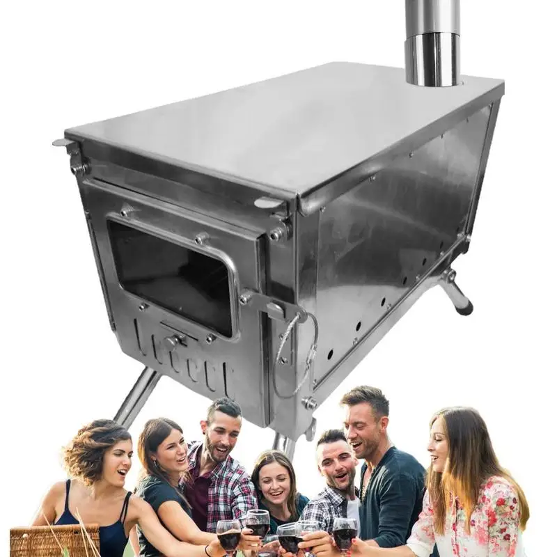 

Складная туристическая горелка, портативная горелка из нержавеющей стали, для палаток, кемпинга