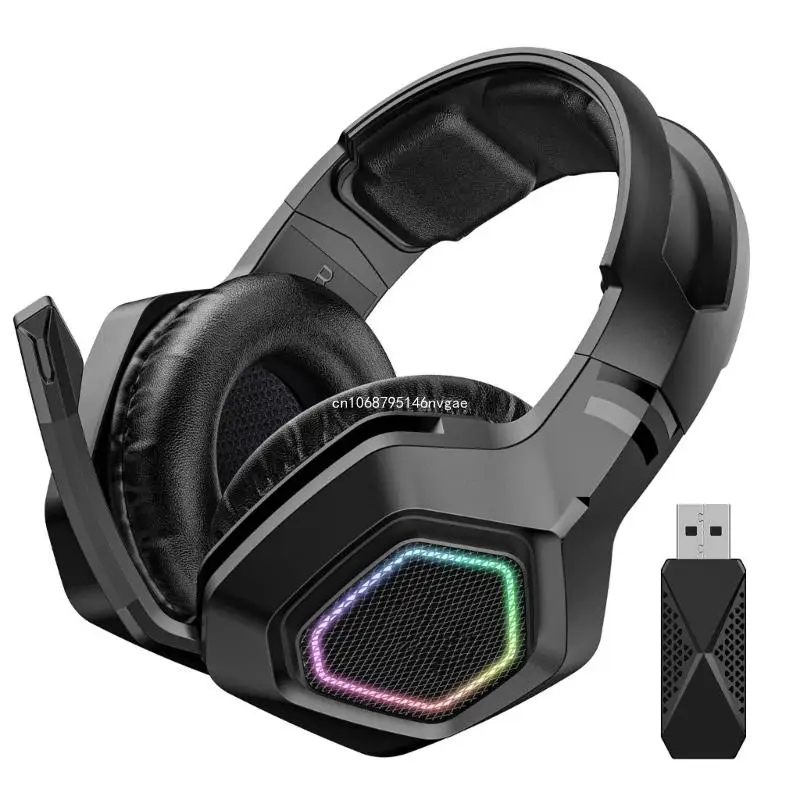 Беспроводные игровые гарнитуры с микрофоном светодиодной подсветкой