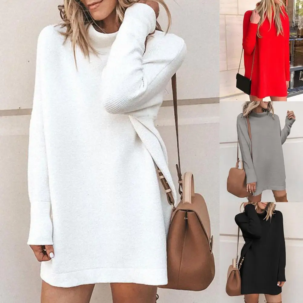 

Winter Dress Anti-pilling Women Dress Comfortable Touch Women Dress