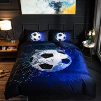 3d football printing bedding set baseball soccer basketball pattern duvet cover set home bedroom decor bed linens bedclothes