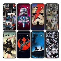 star wars space robot shockproof cover for google pixel 7 6 6a 5 4 5a 4a xl pro tpu soft silicone soft black phone case fundas