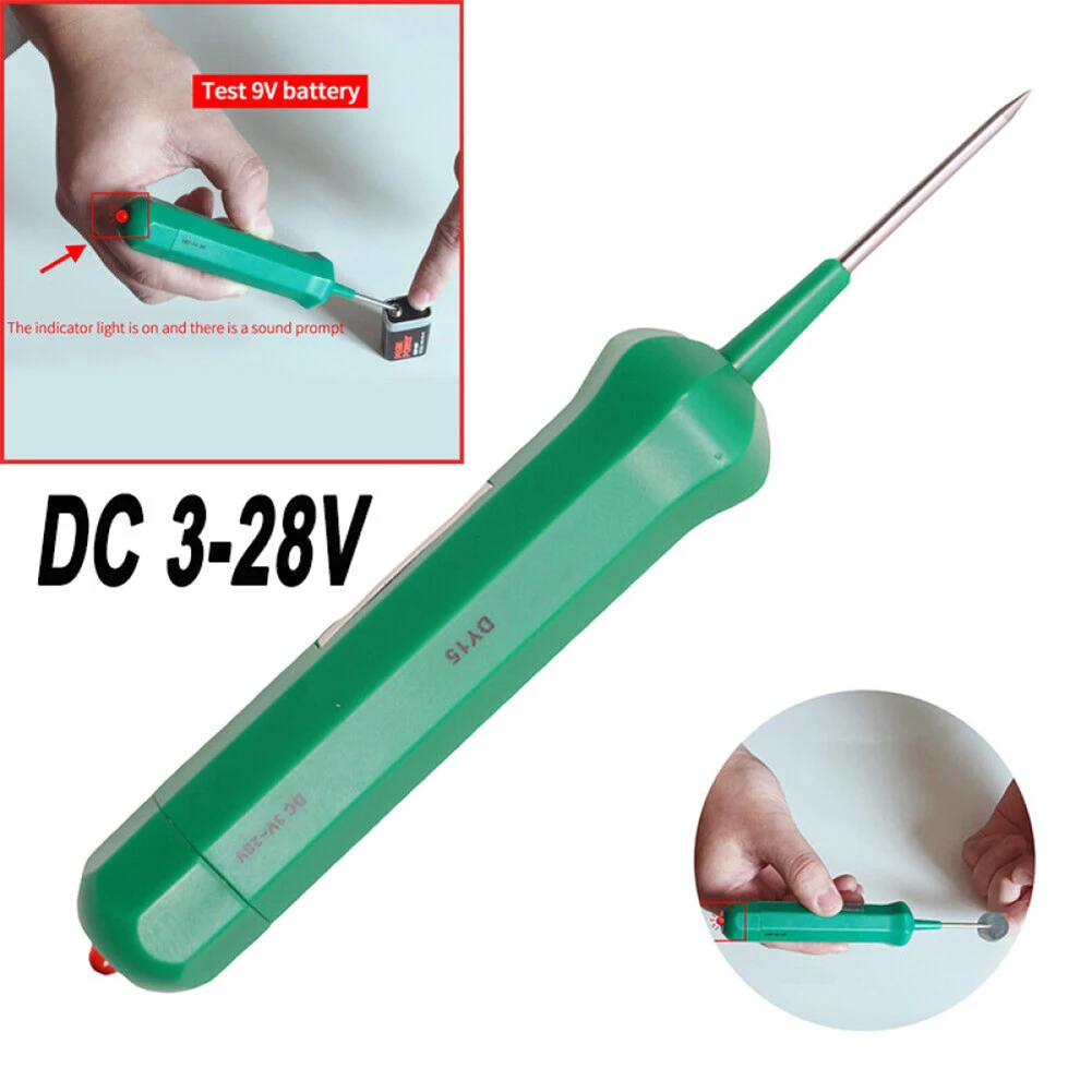 Voltmeter Power Detector Electrical Led Light Test Probe Pen