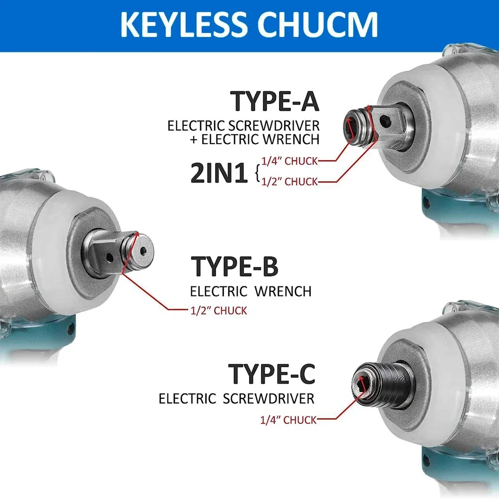 Аккумуляторная ударная дрель 18 в 1/4 нм