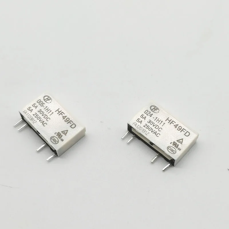 Промышленная электронная плата 2 шт. реле hf49fd-005 012 024 1H11 1h11t 1h12 T 4 контакта 5 В 12 24 |