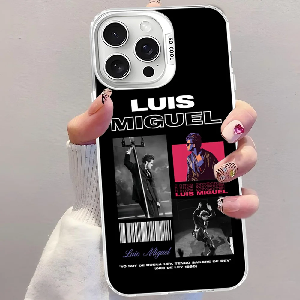 Чехол для телефона L-Luis M-Miguel Singer iPhone 16 15 14 13 12 11 Pro Max X XR XSMAX 8 7 Plus матовая