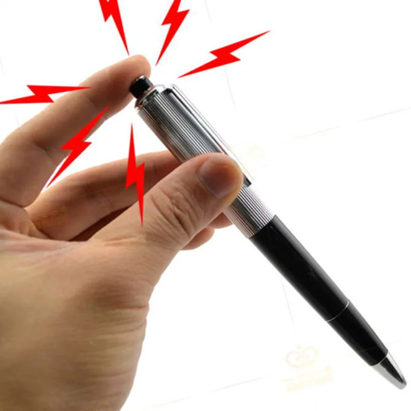 

ZK30 1pcs Creative Electric Shock Pen Toy Utility Gadget Gag Joke Funny Prank Trick Novelty Friend's Best Gift