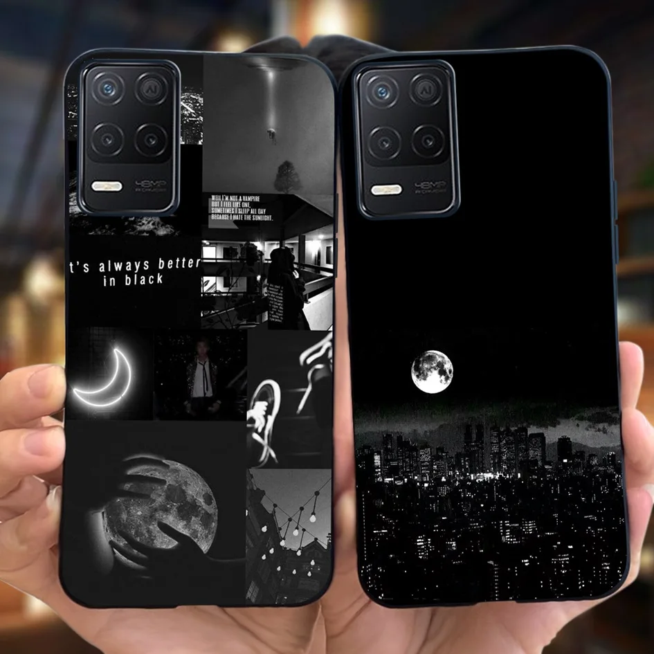 Чехол для Realme 8 5G RMX3241 Модный чехол с бабочкой и сердцем мягкий силиконовый из ТПУ