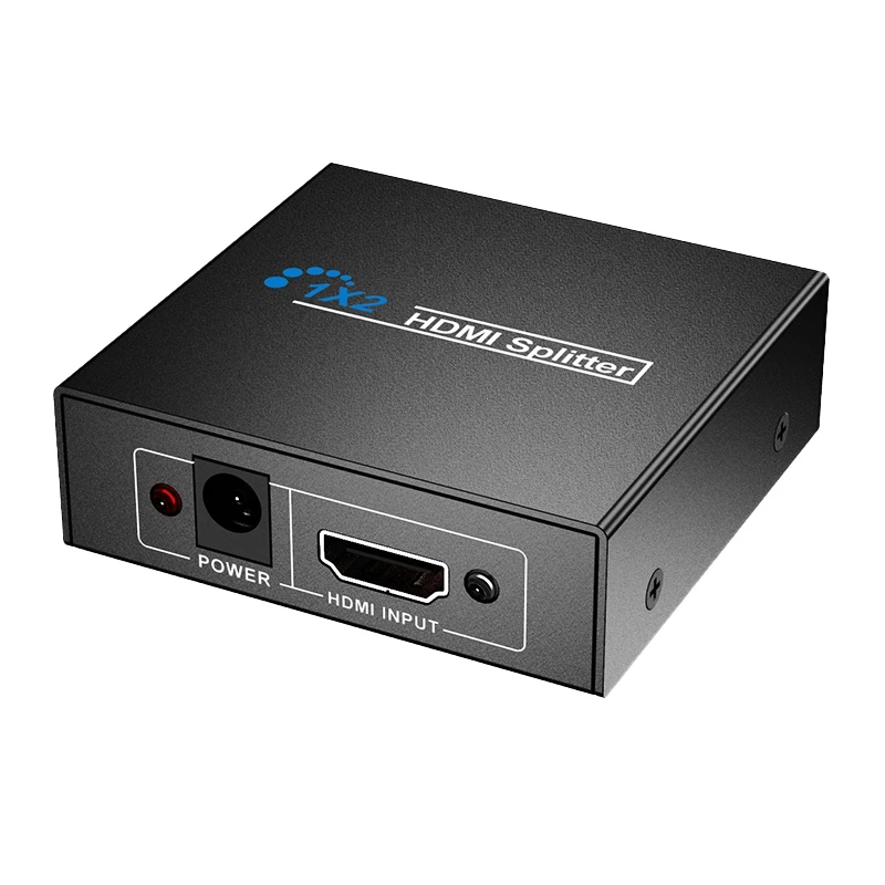 1X2 HDMI Splitter By 1 Port to 2 HDMI Display Duplicate/Mirror USB Powered Splitter (One Input to Two Outputs)
