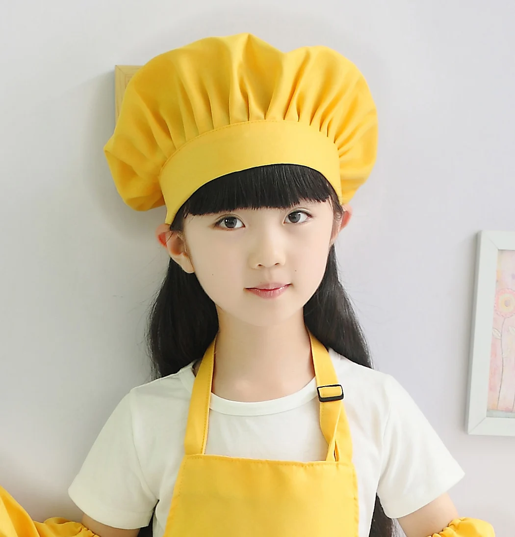 Милая Детская кухонная шапка детская шеф-повара купольная многоцветная