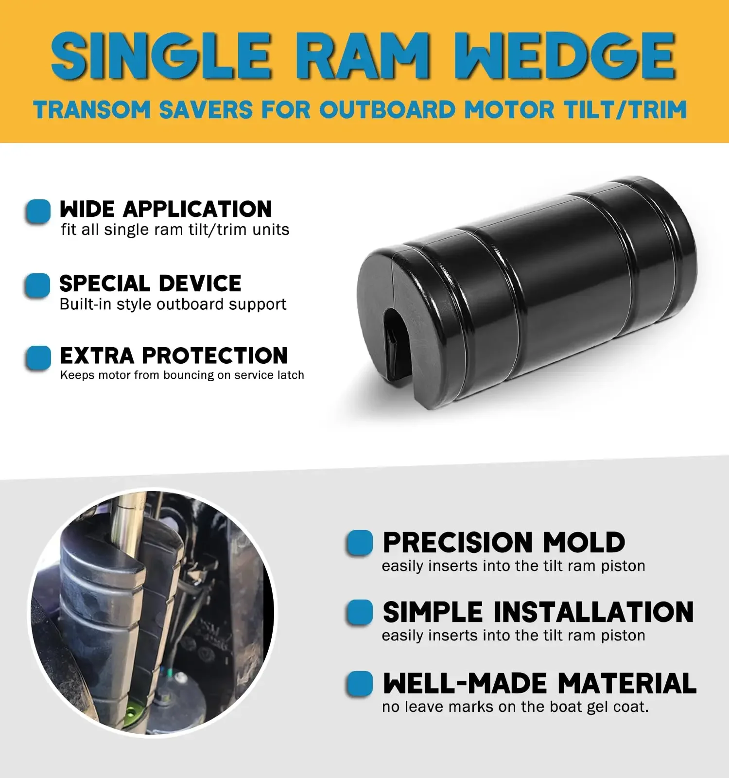 Опора двигателя для одинарного баранного наклона/накладки универсальная
