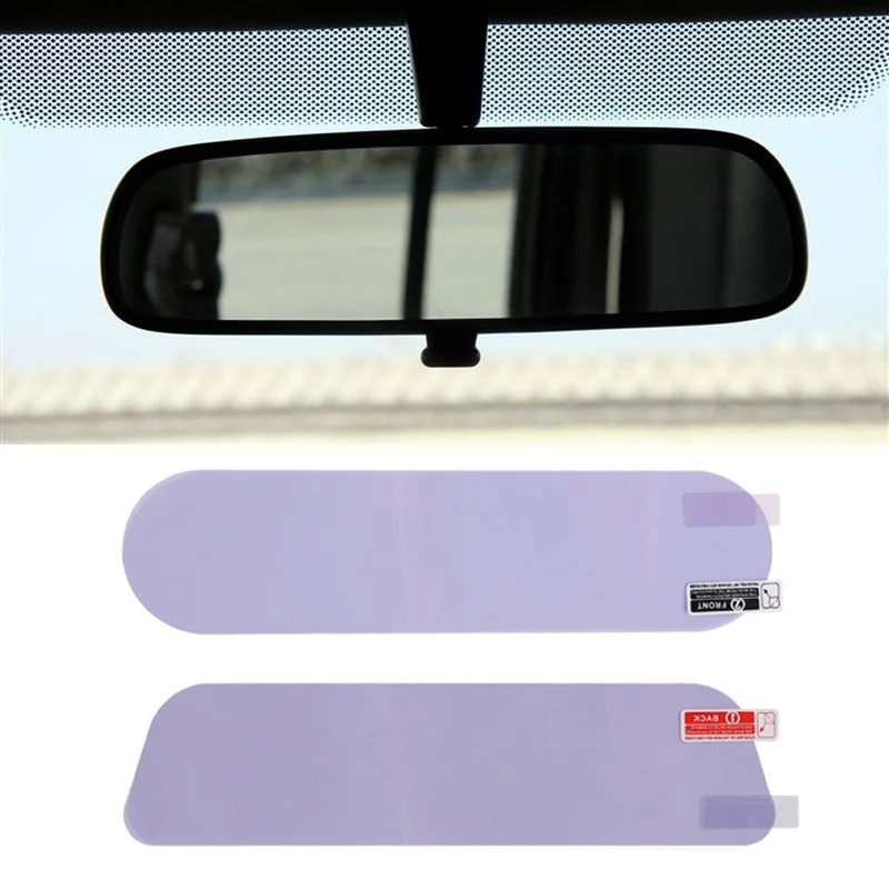 

Car Interior Rearview Mirror Anti-glare Anti Fog Film Night Reversing Glare Protection Waterproof Universal Auto Sticker